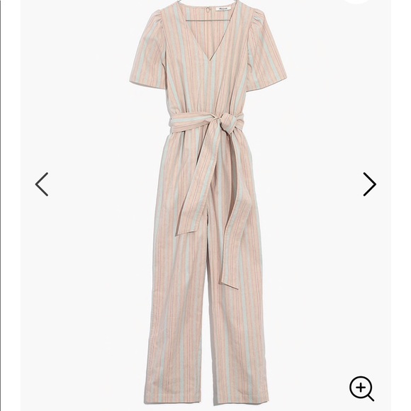 Madewell Striped Jumpsuit - Picture 2 of 8